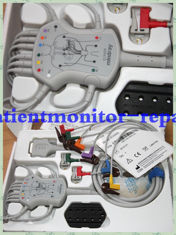 Mindray 12 memimpin ECG Cable, AHA, Clip Model: EC6409 PN 040-001643-00