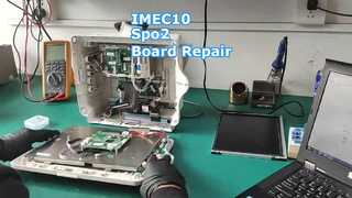 Lihat Perbaikan Monitor Pasien Mindray IMEC10 PN 050-000790-01 Demo Suku Cadang Medis Papan Spo2