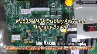 Tampilan Bagian Defibrilator MRX M3535A dengan panel