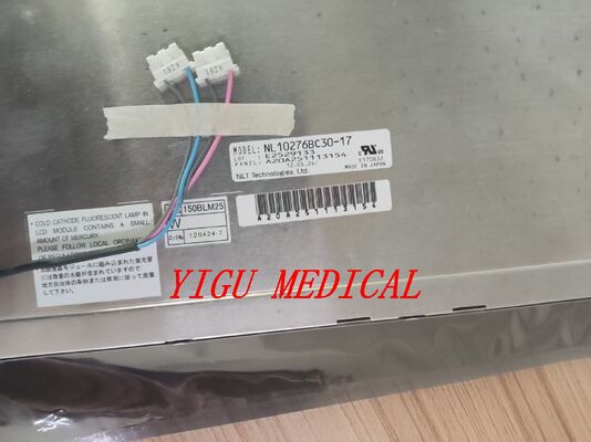 IntelliVue MP60  monitor LCD  display with 2 wire  PN NL10276BC30-17 Patient monitior LCD display