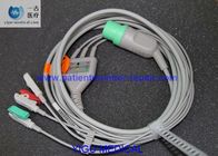 Nihon Kohden Rumah Sakit Faciltiy TEC-7621 Defibrillator Terintegrasi 3lead Cable PN 98ME01AA014